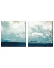 Ready2HangArt Abstract Landscape 2pc Wrapped Canvas Wall Art by Tristan Scott