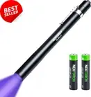 Portable UV Torch LED Flashlight Blacklight Pen Light Pocket Size AAA Battery