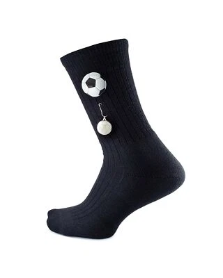 Thorlos Junior's Express Yourself Soccer Crew Socks, Black, Medium