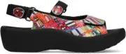 Wolky Women's Jewel Multi Adjustable Hook & Loop Ankle Strap Sandals, Size EU 37