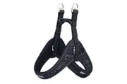 Rogz XX-Small Black Fast Fit Utility Harness for Dogs