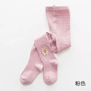 【橘魔法】卡通動物刺繡褲襪(襪子 內搭褲 兒童褲襪 童裝 女童 中童 大童 兒童)