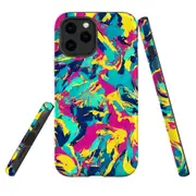 For iPhone 12 Pro Max Tough Protective Cover, Abstract Strokes