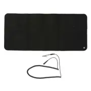 2024 Grounding Mat Large Black Earthing Grounding Pad compatible with Elderly Foot Therapy Relieving Anxiety