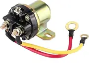 Starter Solenoid Relay, Universal 24V DC Relay Starter with Wire for Outboard Boat Motor Engine