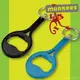 【德國 Munkees】Tennis 網球拍開瓶器 鑰匙圈 /隨身開瓶器.造型鑰匙圈_藍/黑 K3405