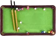 1/64 Scale Pool Table Model with Miniature Figures for Diorama Scenes