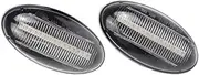 Dynamic Turn Signal Light Flowing Water Side Marker Indicator Light For Peugeot 307 206 407 107 607 Citroen C1 C2 C3 C5(Dynamic Crystal Type)
