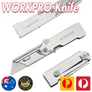 WORKPRO quick replace release blade box cutter vinyl carpet tile heavy duty car