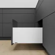 Blum 770F40S0S LEGRABOX 16" L x 9-1/2" H Full Extension Concealed - Silk White