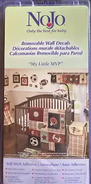 “My Little MVP” NOJO Removable Wall Decals-Football, Baseball, Soccer