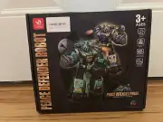 Toys DIY 5 in 1 Peace Defender Military Special Vehicles Transform to Robot Kit