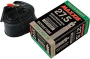 Maxxis Welterweight Bicycle Tube 27.5' x 1.9-2.35 Presta Valve 48mm with Removeable Core,Black