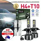 9003 HB2 H4 Headlight Light LED H/L Beam Bulbs Kit For Mitsubishi Triton ML MN