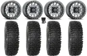 Method 401 Bdlk 15x6 Wheels Ti 32" RC500S Sticky Tires Ranger XP 9/1K