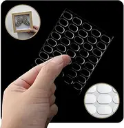 LEOEZX™ Gel Point,Clear & Removable & no Residue Adhesive Double-Sided Waterproof Patch Holiday Decoration Tape Removable Putty for DIY Holiday Decoration Home Office Party Car (120)
