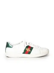 White Leather Ace Trainers