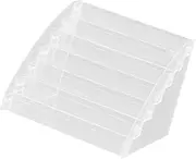 minkissy Nail Polish Storage Box Shelves Glitter Fingernail Polish Storage Basket Cosmetic Rack Nail Polish Stand Gloss Makeup Brush Holder Lid Clear Compartment Organizer Phone for Acrylic
