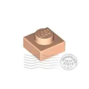 2x LEGO 3024 Plate 1x1 Light Nougat | 4496989 6357797