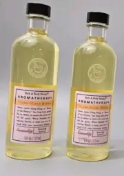 Bath & Body Works Aromatherapy Ylang-Ylang Myrrh Blooming Bath Oil Old Stock 2pc