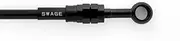 Swage Line PRO CB1100EX BTPB0035C Clutch Hose, Stainless Steel/Black, Black Coated, ABS