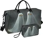 [ZRYSMY] Duffel Bag for Traveling, Gothic Spirits Forest Black Travel Bag Gym Bag, with Multiple Interior Pockets Shoulder Weekender Bag for Women Men with Toiletry Bag 20.5L x 1.9W x 13.8H