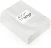 CANLENPK 15x20cm/6x8inch Vacuum Sealer Bags,Precut Easy Tear Notch Textured Food Storage Sous Vide Bag,Seal Meal Snack Fruit Nut,Boil Steam Heat Freeze Safe,Commercial Food Grade BPA Free Heavy Duty Sealable (100bags)