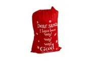 Sack Red with White Print / 1pc 3A 90 x 58cm