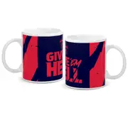 Melbourne Demons Hell Script AFL Team Coffee Mug Cup