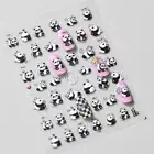 Nail Accessories Animal Panda Nail Decals Cartoon Panda Nail Stickers Lady