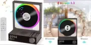 Reproductor de CD portátil con luces RGB Bluetooth 5.3 Reproductor de CD. neuvo.
