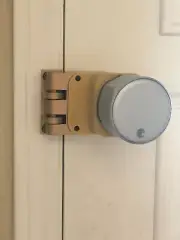 SturdyLock® Jimmy-Proof Deadbolt Rim Lock and Adapter for August WiFi Smart Lock