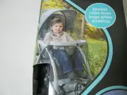 New Safety 1st Black Stroller Netting - Shields Child From Bugs While Strolling