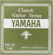 Yamaha NS110 Set Strings for Classical Guitar Set 1 to 3 Strings Nylon, 4 to 6 Strings Thin Nylon Wrapped Silver Wound