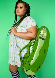 [Dolls Kill x Rick And Morty] Pickle Rick Weekender Bag