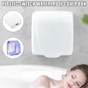 Plastic Switch Waterproof Cover Box Wall Light Socket Doorbell Flip Cover Cap AU