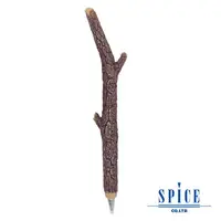 在飛比找PChome24h購物優惠-【日本 SPICE 】 天然質感 精緻手工 樹枝 造型圓珠筆