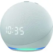 All-new Echo Dot (4th Gen) | Smart speaker with clock and Alexa - Glacier White