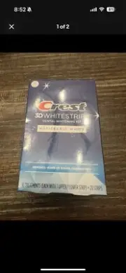 Crest 3D WhiteStrips Dental Whitening Kit Noticeably White - 7/26