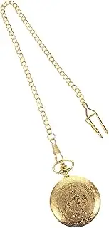 [ANDRESLAD] Pocket Watch Gold Chain Sizer Buckle Necklace Holder Ring Watches Fidget Vintage Jewelry Pendant Trendy Classic Clasp Magnetic Fob Watch for Nurses Necklaces Seashell Mini Quartz