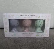 TK MAXX EASTER SET 3 ORGANIK BOTANIK AUSTRALIA LAVENDER HONEY EGG CUP CANDLES