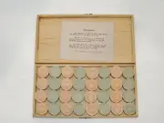 Vintage French Milled Soap / Checker Board / Soap Checker Pieces by Quettes