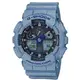 CASIO G-SHOCK/流行丹寧元素運動腕錶/GA-100DE-2A