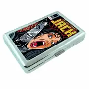 Haunted Hotel Horror Jack Silver Metal Cigarette Case RFID Protection Wallet