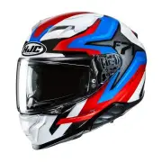 F71 Fes White Red Blue Full Face Helmet