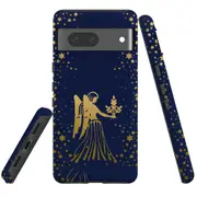 For Google Pixel 7 Case Tough Protective Cover Virgo Drawing