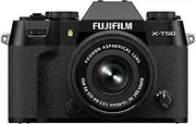 Fujifilm X-T50 Mirrorless Digital Camera, Black + XC 15-45mm Lens