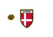 pins pin's flag national badge backpack hat shield world denmark