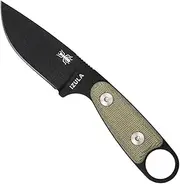 ESEE Black Izula w/Grey Micarta Handles and Molded Polymer Sheath