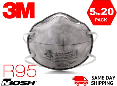 3M™ Aura 8247 R95 Particulate Respirator Disposable Protective Mask N95 NIOSH